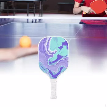 Ракетка для пиклбола, ракетка из стекловолокна высокой плотности, уличное оборудование, одно весло для мужчин