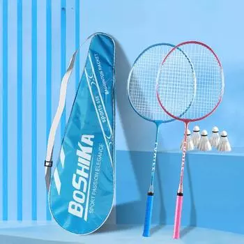 Ракетка Feather Racket Ultra Light Carbon Suit Fiber Adult Professional Double Racket
