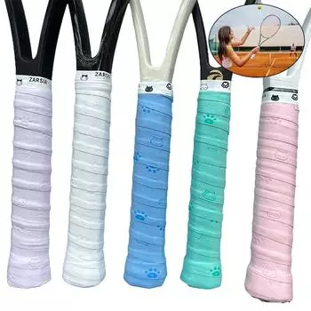 Ракетка Over Grip Antislip Over Grip Roll Бадминтонная лента Бадминтонная ручка Многоцелевой Профессиональный сквош J0A4 Pink-1pc