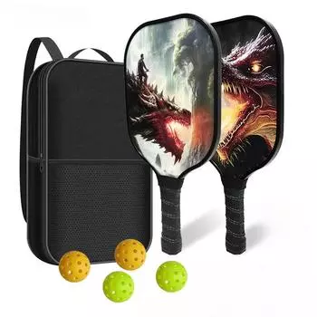 Ракетка с пиком из стекловолокна, сотовая спортивная ракетка из стекловолокна для спорта на открытом воздухе