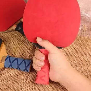 Ракетки для настольного тенниса Ручка Overgrip Губчатая лента Ручки для ракеток для понга Повязка на голову Black