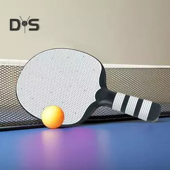 Ракетки для пинг-понга, силиконовая ракетка для настольного тенниса, тренировочная ракетка для пинг-понга с эргономичной ручкой для начинающих зелёный