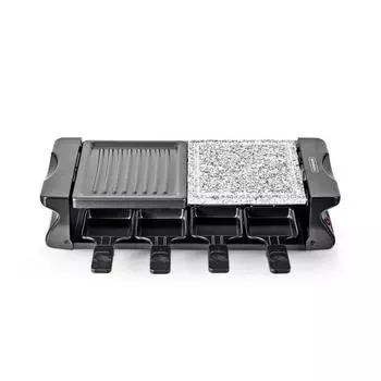 Раклетт на 8 человек с грилем с антипригарным покрытием и гранитными тарелками Rc_alpes Kitchencook