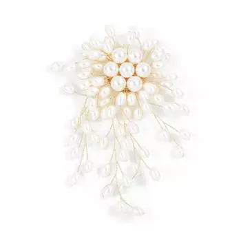 Rakol Internet Celebrity Pearl Brooch Женская Высокочувственная Нишевая Творческая Темпераментная Ювелирные Изделия Высокого Класса
