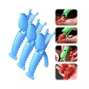 Ракоочиститель. Очиститель для крабов. Для очистки хвостов вареных креветок, ракоочиститель One Size синий