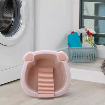 Раковина для мытья рук для стирки, мультфильм стиральная доска одежда розовый