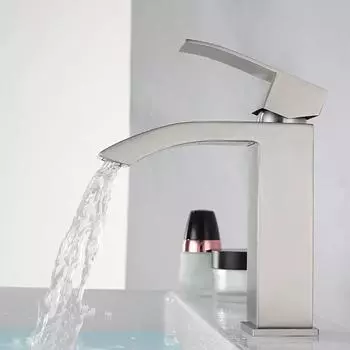 Раковина для ванной комнаты, смеситель для раковины с горячей и холодной водой, кран для раковины, золотой, серебряный, черный, кран для раковины из нержавеющей стали