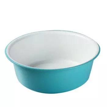 Раковина пластиковая утолщенная многоцелевая ванна для умывания лица стирки одежды ног белого цвета 29.7x10.2cm