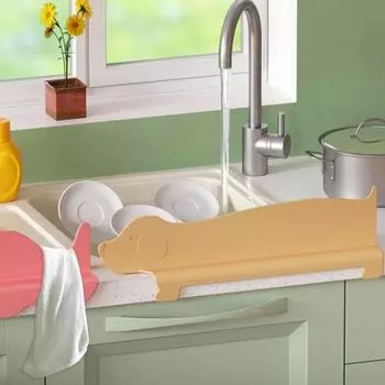 Раковина Вода Перегородка Коррозионно-стойкий противоскользящий пищевой класс Современная кухня Умывальник Присоска Брызги Охрана Туалетные принадлежности серый