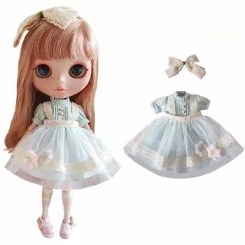 rakulifey Blythe Clothes One Piece Neo Blythe Costume Set 3 Piece Set (Светло-зеленый) светло-зеленый