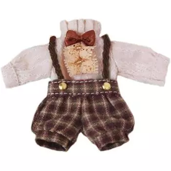 Rakulifey Obitsu 11 Одежда Obitsu 11 Размер Комплект одежды Obitsu Кукла 11см Рубашка Комбинезон Милый Комплект из 2 предметов Тип 2 Тип 2