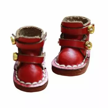 rakulifey Обувь Obitsu 11 Ботинки OB11 Обувь для куклы Obitsu Милая 5 цветов (красный)