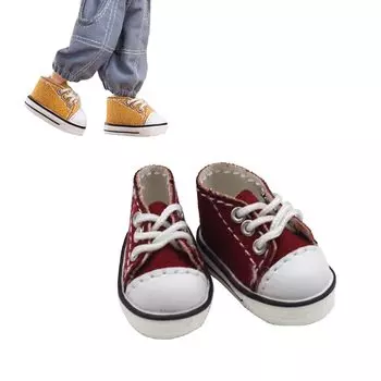 rakulifey Обувь Obitsu 11 размер обуви OB11 кукла Obitsu 11см принадлежности спортивная обувь обувь для куклы bjd подарок 1/12 (красный)