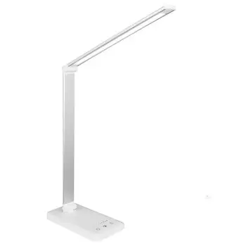 Rakuminyou Desk Touch 5 уровней 5 уровней цвета 500 люмен света, многоугольная регулировка, датчик, затемнение, регулировка, (Серебряный)