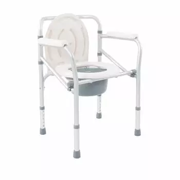 Rakuraku Ken Портативный Простой Унитаз Высота Спинка Поручень Высота Регулируемый Унитаз, Сиденье, Складное, 40/42.5/45/47.5/50 см, Включено, Включено,