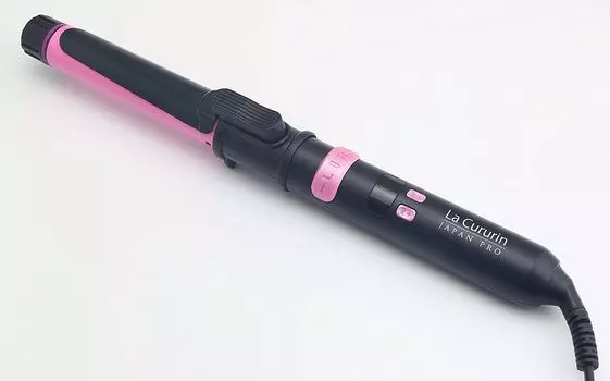 Rakurin Japan Pro Automatic Curling Сделано в Доступно Щипцы для завивки вьющихся волос, Япония, Запатентовано, Зарубежный, Легкий, Утюжок, Prem, 28 мм, LJP-88