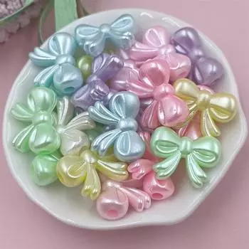 Ракушки банты для ожерелья подсолнухи свободные бусины Butterlry 20/30/50 шт изготовление ювелирных изделий модные акриловые браслеты своими руками Butterfly/16*13*6mm