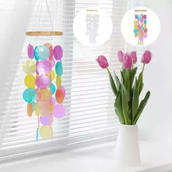 Ракушки ветряные колокольчики богемный подвесной натуральный ракушки мечта ветряные колокольчики детская комната ловцы снов для дома сад двор украшение НОВЫЙ