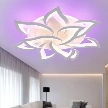 RALAN LED Потолочная люстра Декоративное художественное освещение Люстра Управление светильником через приложение Гостиная Спальня Потолочные подвесные светильники