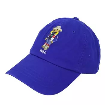 Ralph Cap One Point Polo Bear Embroidery Hat (Polo Lauren) Men s Women s 01080163-BLUE/COWBOYHAT [Item]