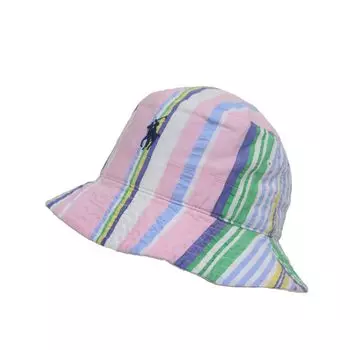 Ralph Cotton Bucket Hat Cap (Polo Lauren) Men s Women s Multi-Stripe 01080097-LXL-MULTI [Item]