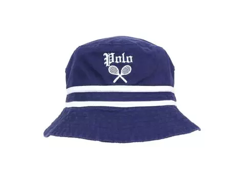 Ralph Cross Racket Reversible Cotton Bucket Hat Cap (Polo Lauren) Men s Women s 01080082-L/XL-MULTI [Item]