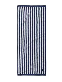 RALPH LAUREN Полотенце для ванной Ralph Lauren 65x120 см, полосатый цвет Reston, темно-синий Полотенце для ванной Ralph Lauren 65x120 см, полосатый цвет Reston