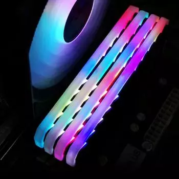 RAM DDR3 DDR2 DDR4 Охлаждение LED RGB Подсветка Память RAM Кулер Радиатор Радиатор Компьютерный процессор RAM Охлаждение красный