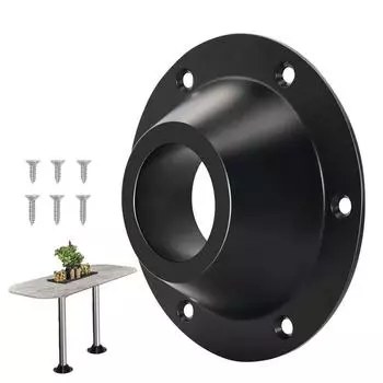 Рама для крепления стола для автофургона, основание стола для автофургона с винтами, высокопрочное основание для крепления на полу, аксессуары для кемперов для столов для яхт и автофургонов серебряный