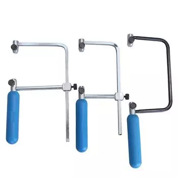 Рама для ювелирной пилы U-образная пила Регулируемая рама для режущего инструмента с 2 пильными лезвиями