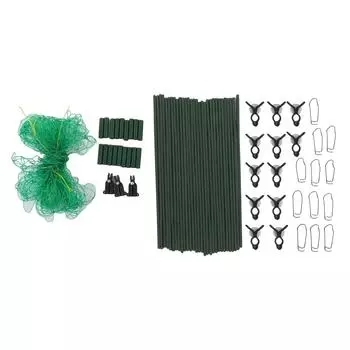 Рама для выращивания растений, металлическая складная съемная сетка для лазания по огурцам, набор для улицы