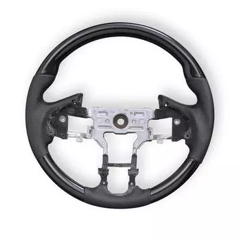 RAMBO Рулевая рукоятка пистолета рояльная черная ручка черная кожа подлинная замена только для модели автомобиля N-BOX JF1/2