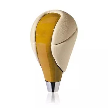 RAMBO Shift Knob Estima 50 Series Interior Panel Yellow Wood Grain Screw Diameter 0.3 inches (8 mm) Genuine Replacement (RType) R type