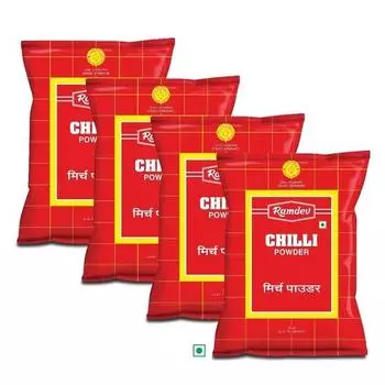 Ramdev Chilli Powder 500 GM - Pack of 4