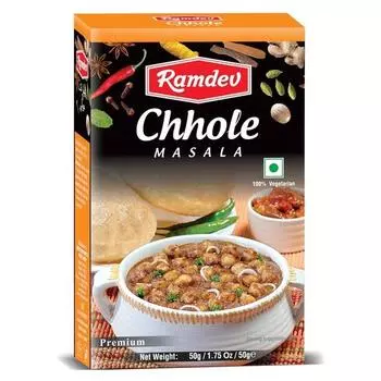 Рамдев Чхоле Масала 50 г - упаковка из 5 шт.