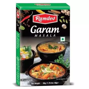 Рамдев Гарам Масала 50 г - Упаковка из 5 шт.