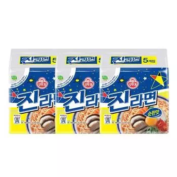 Рамен «Ottogi Jin» с мягким вкусом, 15 шт.