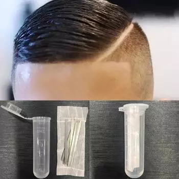 Ramidos 10 шт. лезвия для укладки волос брови борода бритва для салона DIY аксессуар для ручки с гравировкой One Size серебряный