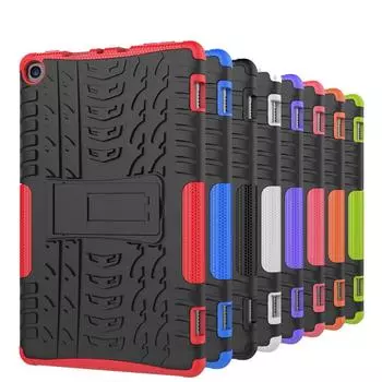 Ramidos для Amazon Kindle Fire HD 8 2017/2018 гибридный резиновый чехол-подставка One Size синий