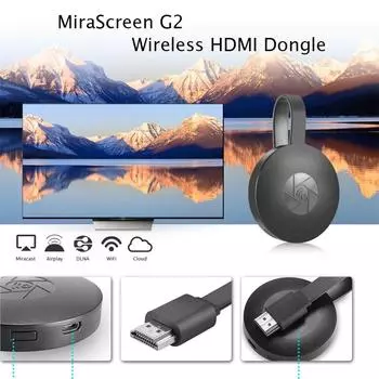Ramidos HDMI Airplay/Chromecast G2-TV-Dongle для Wi-Fi ТВ Беспроводное вещание DLNA One Size чёрный