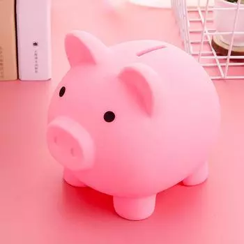 Ramidos милый банк-свинья, пластиковый банк для денег в виде свиньи, несколько цветов для мальчиков, девочек, детей, взрослых One Size красный