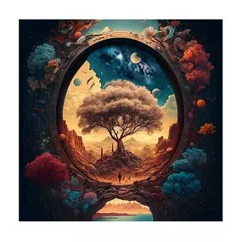 Рамка акриловая картина по номерам для взрослых наборы дерево ручная роспись современная картина для домашнего декора 40x40 40x40cm NO Frame