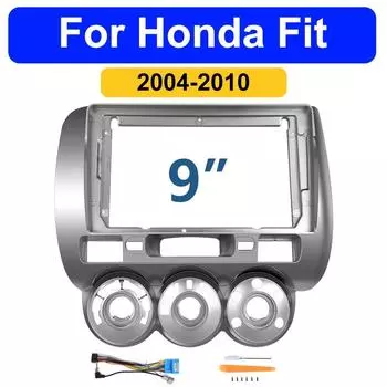 Рамка автомобильной мультимедийной панели для Honda Fit(левостороннее рулевое управление) 2004-2010 для 9-дюймовой панели Android Stereo 9