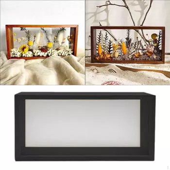 Рамка для фотографий Shadow Box, подставка для сухих цветов, подарки своими руками, прямоугольное хранилище для
