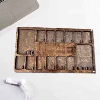 Рамка для фотографий школьных лет, от дошкольного до выпускного, 14 фотографий, рамка для выпускного для детей, вехи в образовании