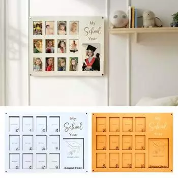 Рамка для фотографий школьных лет памятная выпускная фоторамка образовательная для классов K-12