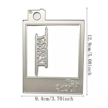 Рамка для камеры, металлические штампы, DIY ремесло, углеродистая сталь, шаблон для тиснения, трафарет для скрапбукинга, форма для высечки карт