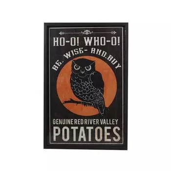 Рамка для картин Dulton Art Frame BLACK OWL Ностальгическое, но новое универсальное искусство Высота 600 мм Ширина 400 мм Глубина 30 мм XR22-0433BO