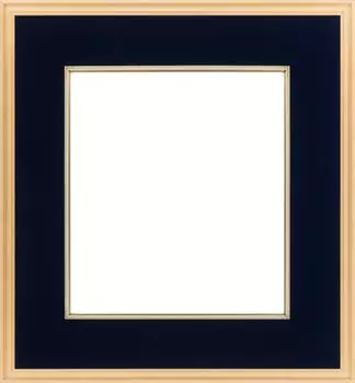 Рамка для картины из цветной бумаги 4900 с паспарту УФ-резка акрила спецификация (темно-синий) темно-синий