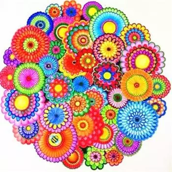 Рамка для картины по номерам для взрослых, наборы цветов, акрил, поделки своими руками, настенное искусство для домашнего декора 40x50 см 40x40cm NO Frame